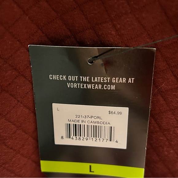 NWT, Vortex pullover sweatshirt, size L - Picture 5 of 5